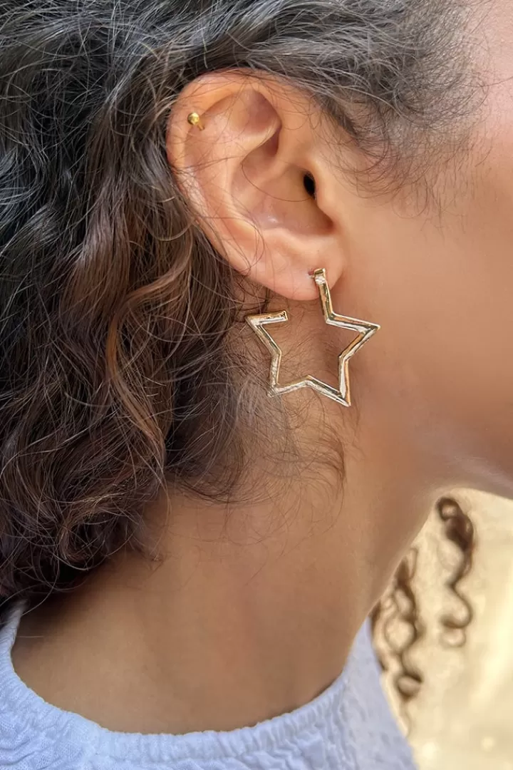 Discount Pendientes estrella Mujer Accesorios