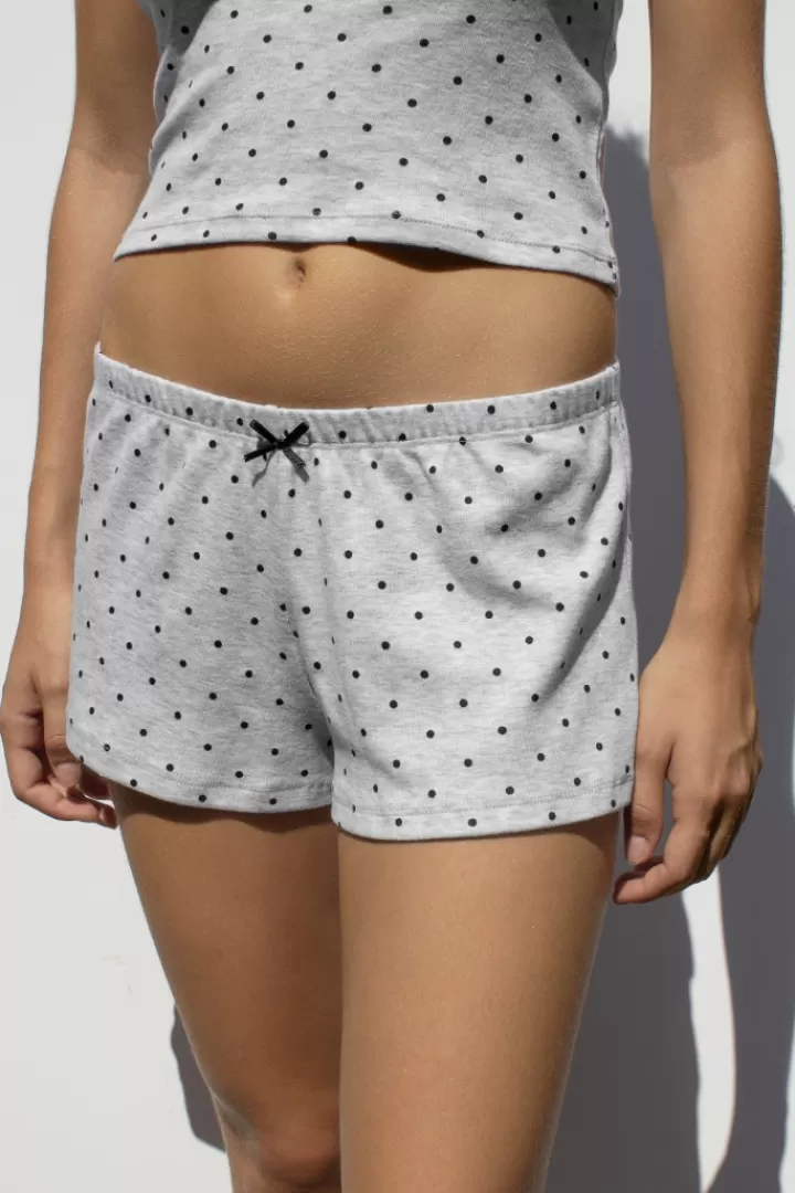 Store Shorts con lazo y cintura elu00e1stica Mujer Shorts